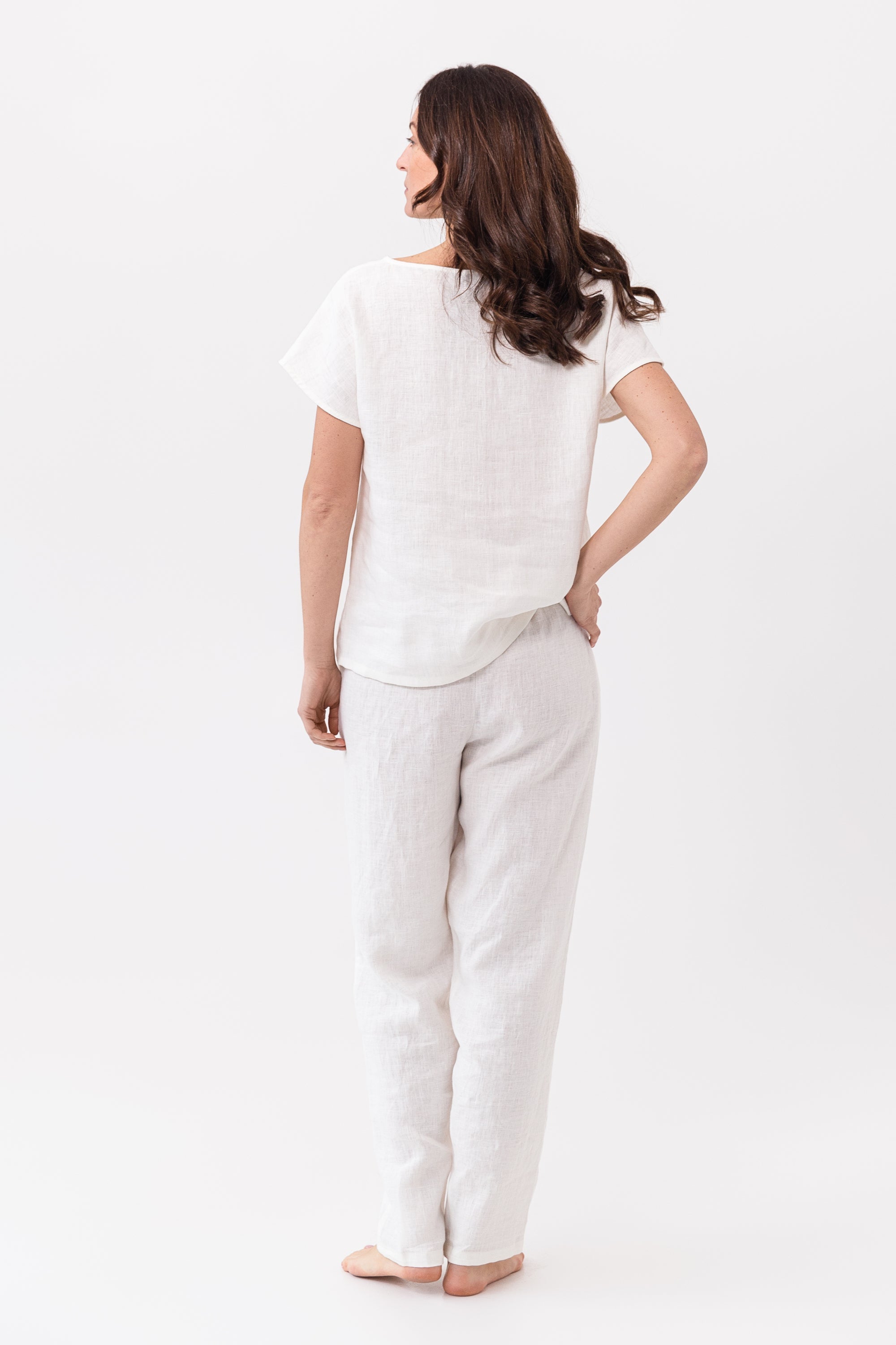 Ivory Linen Lounge Set