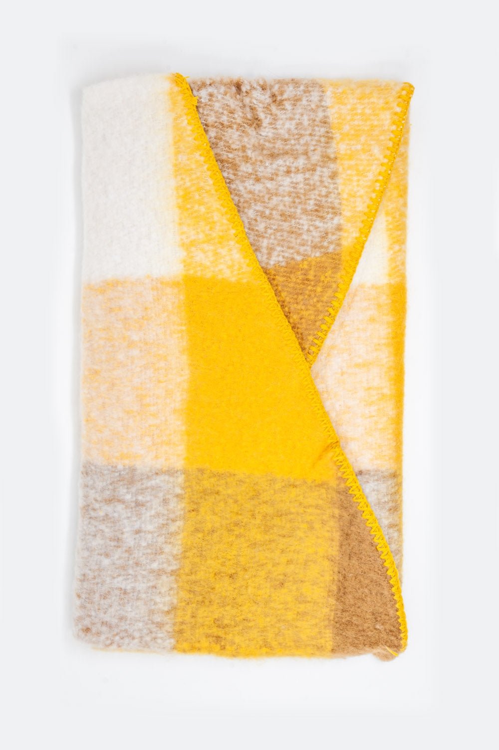 Beige & Yellow Scarf - BlissfulBody.Boutique