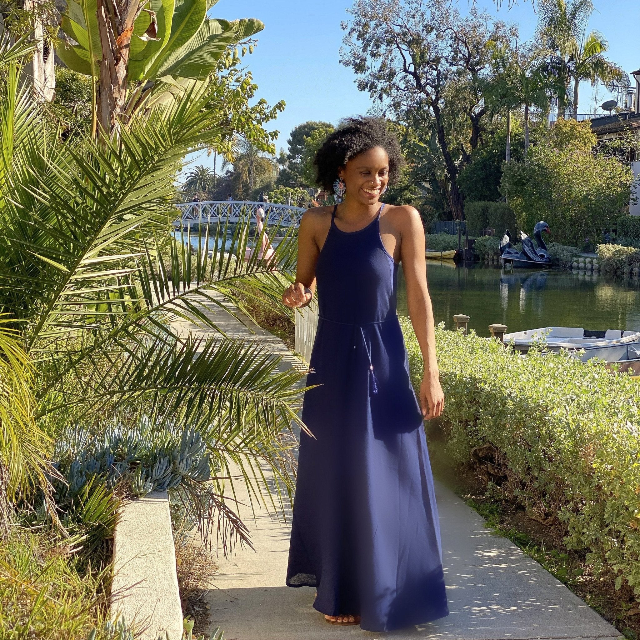 CALLIE MAXI DRESS - BLACK - BlissfulBody.Boutique