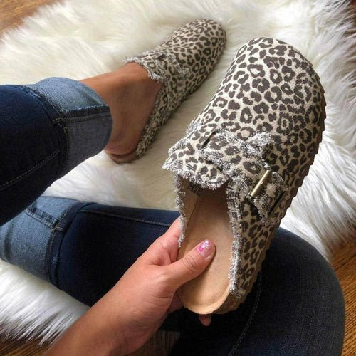 Canvas Loafer Women's Vintage Clogs - BlissfulBody.Boutique