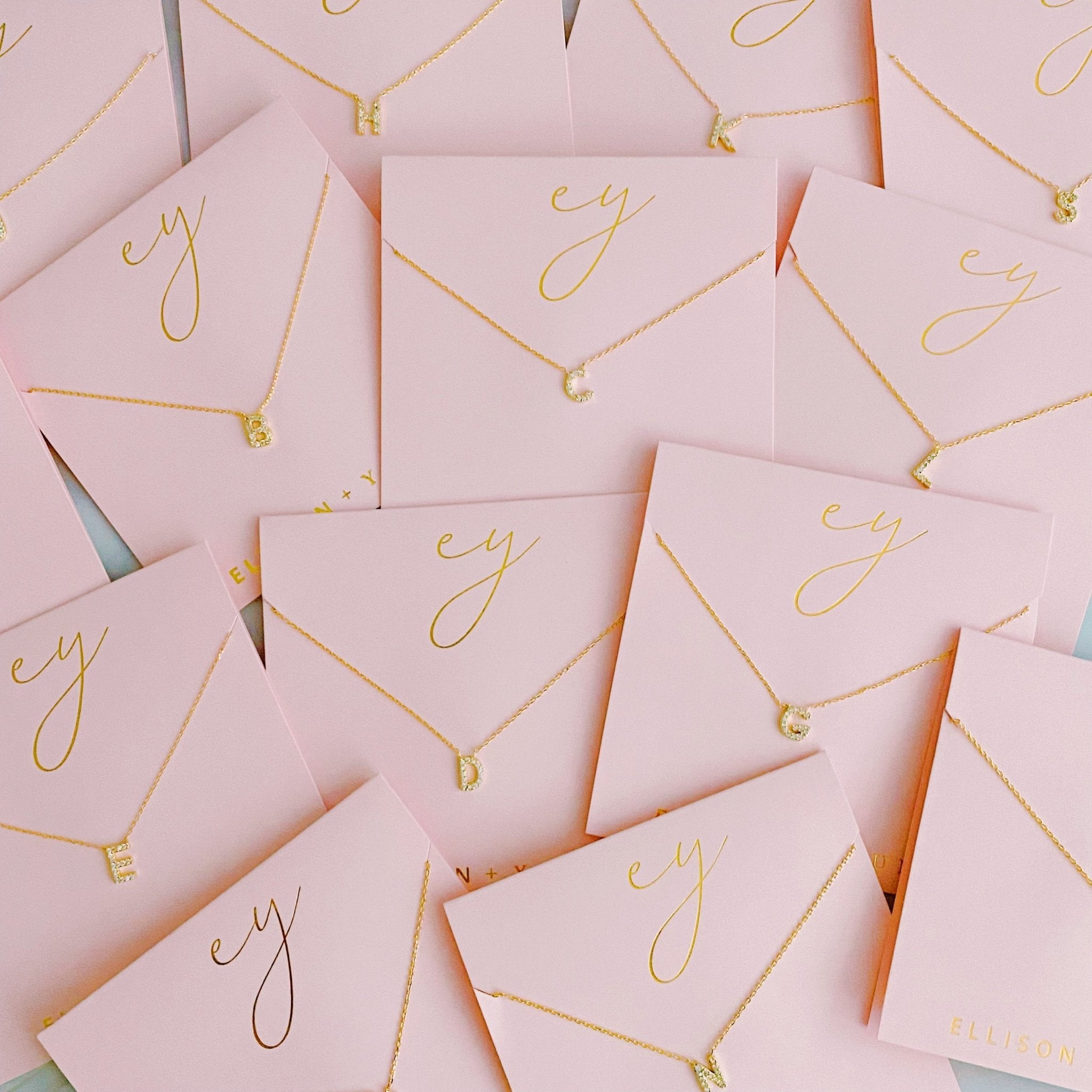 Initial Necklace - BlissfulBody.Boutique