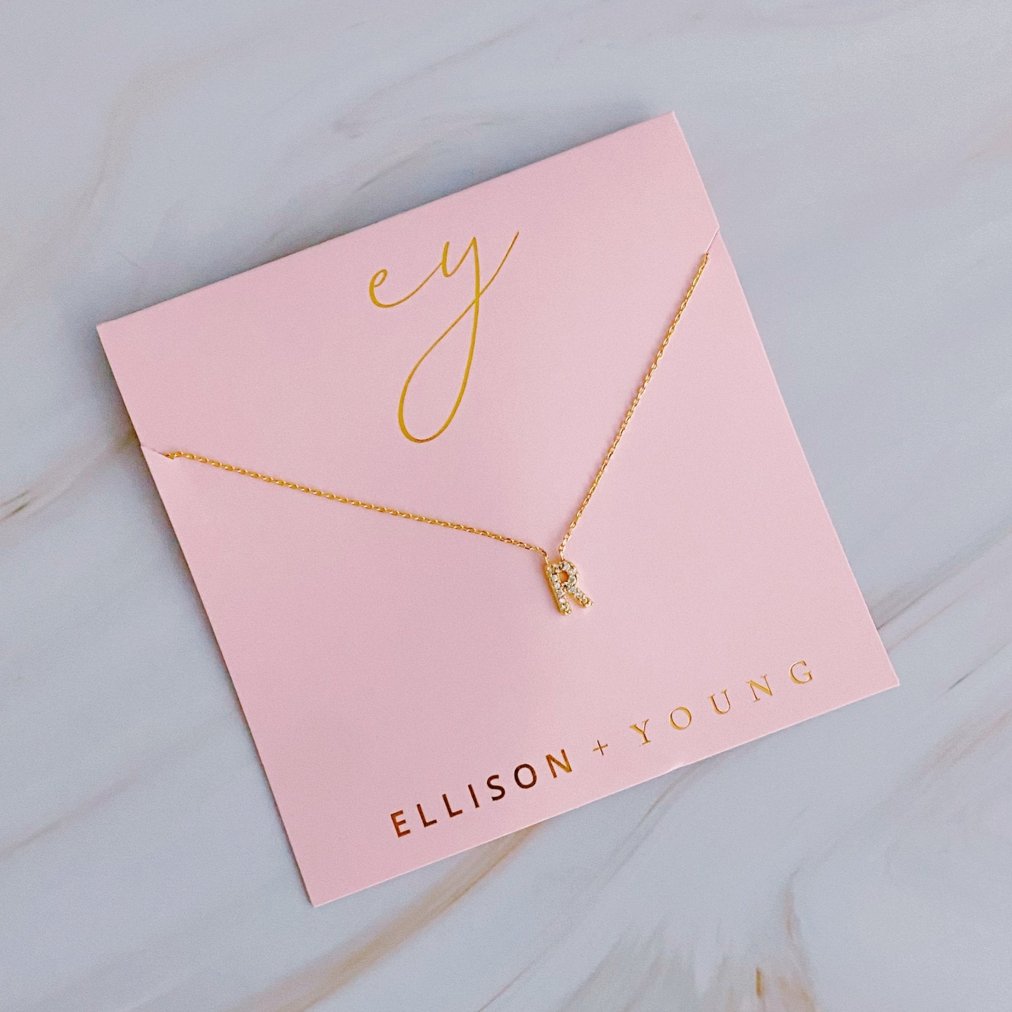 Initial Necklace - BlissfulBody.Boutique