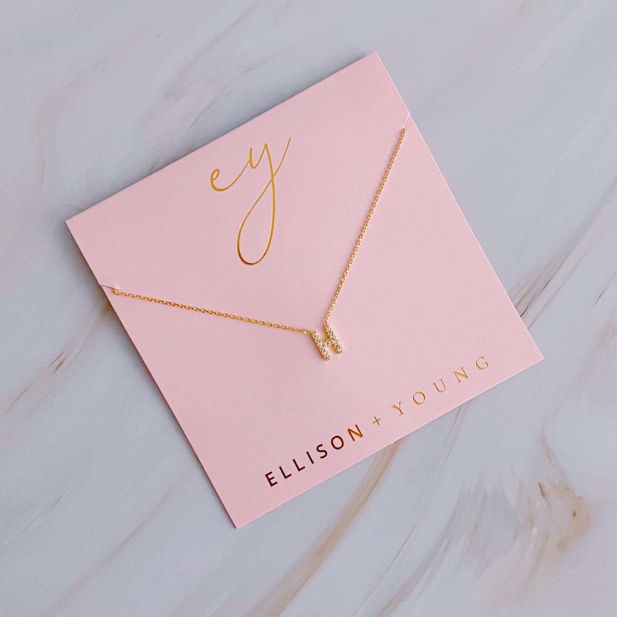 Initial Necklace - BlissfulBody.Boutique