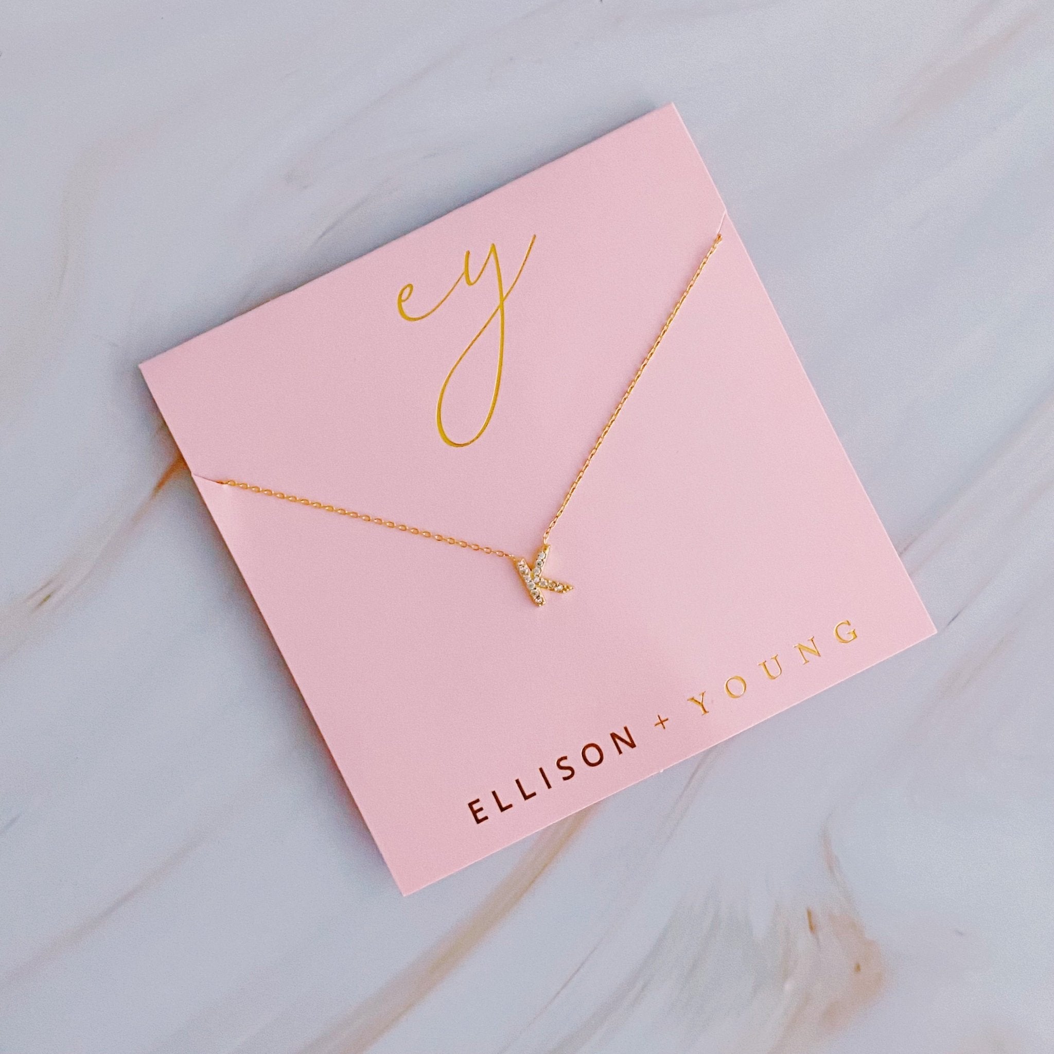 Initial Necklace - BlissfulBody.Boutique
