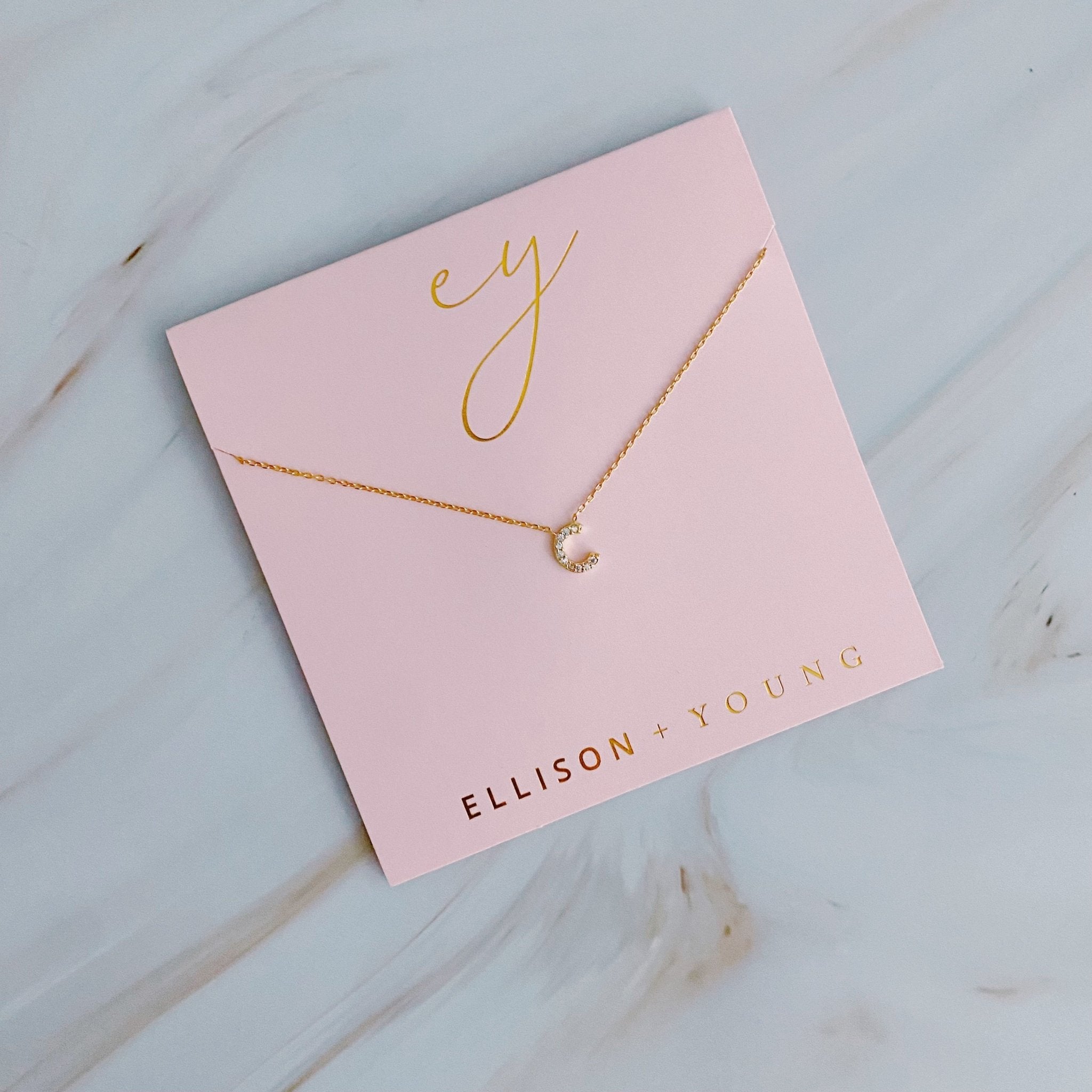 Initial Necklace - BlissfulBody.Boutique