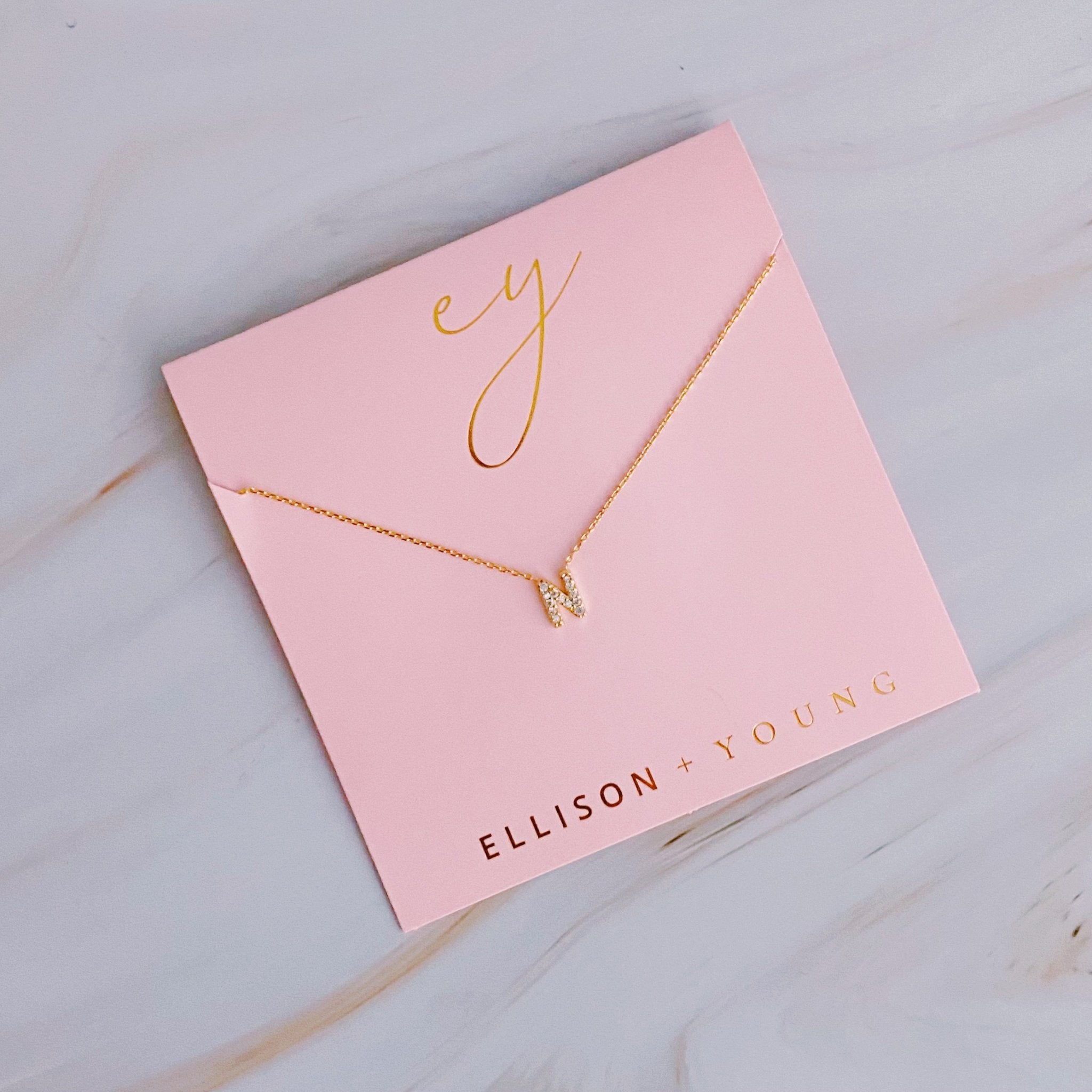 Initial Necklace - BlissfulBody.Boutique