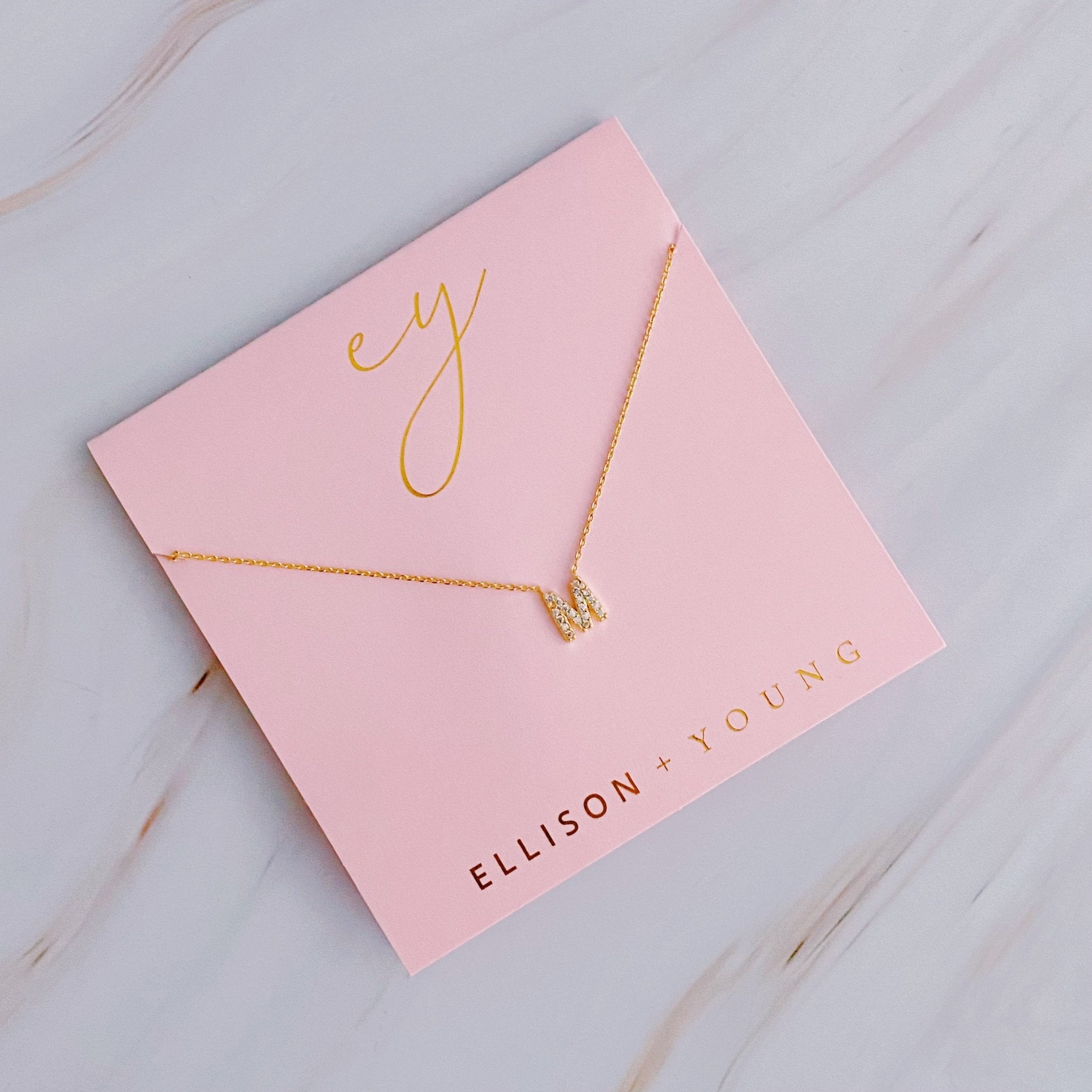 Initial Necklace - BlissfulBody.Boutique
