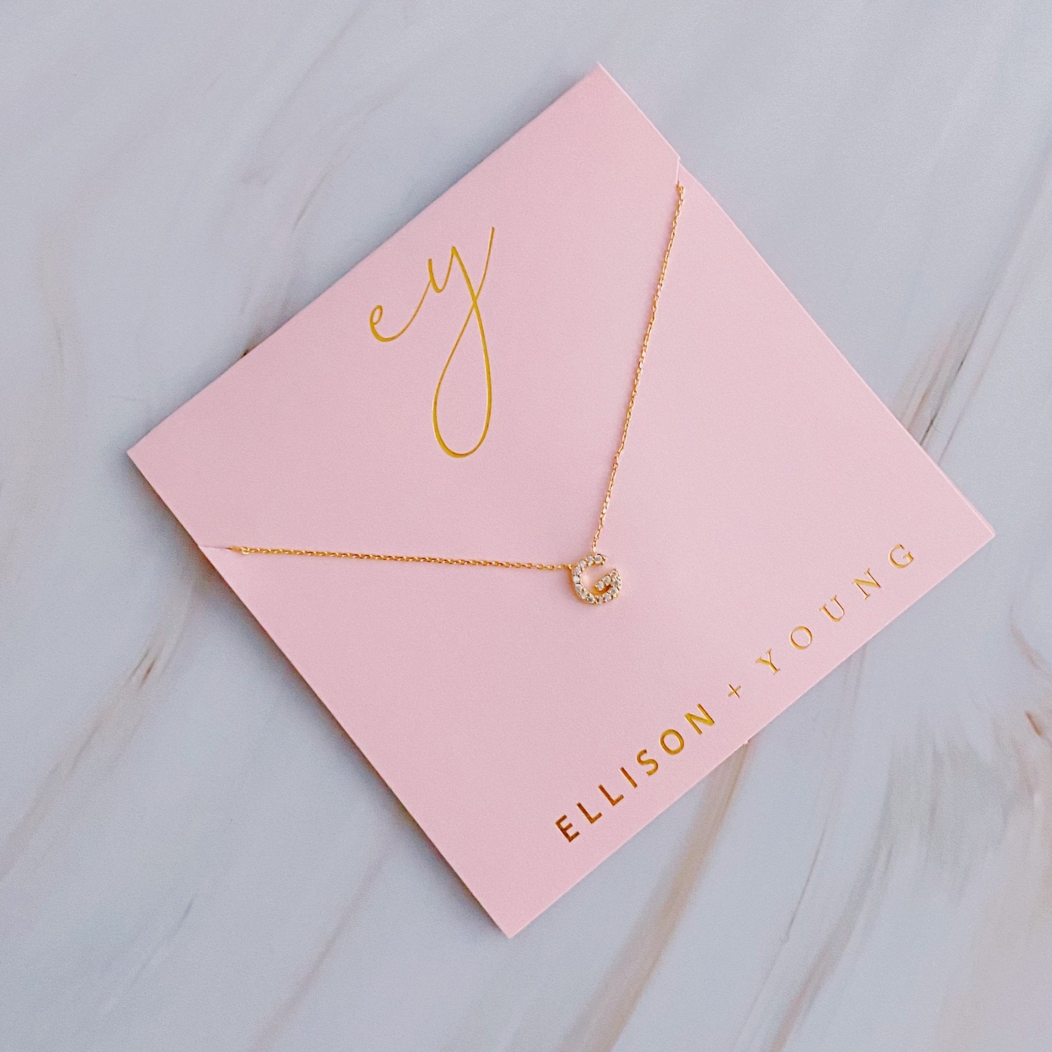 Initial Necklace - BlissfulBody.Boutique