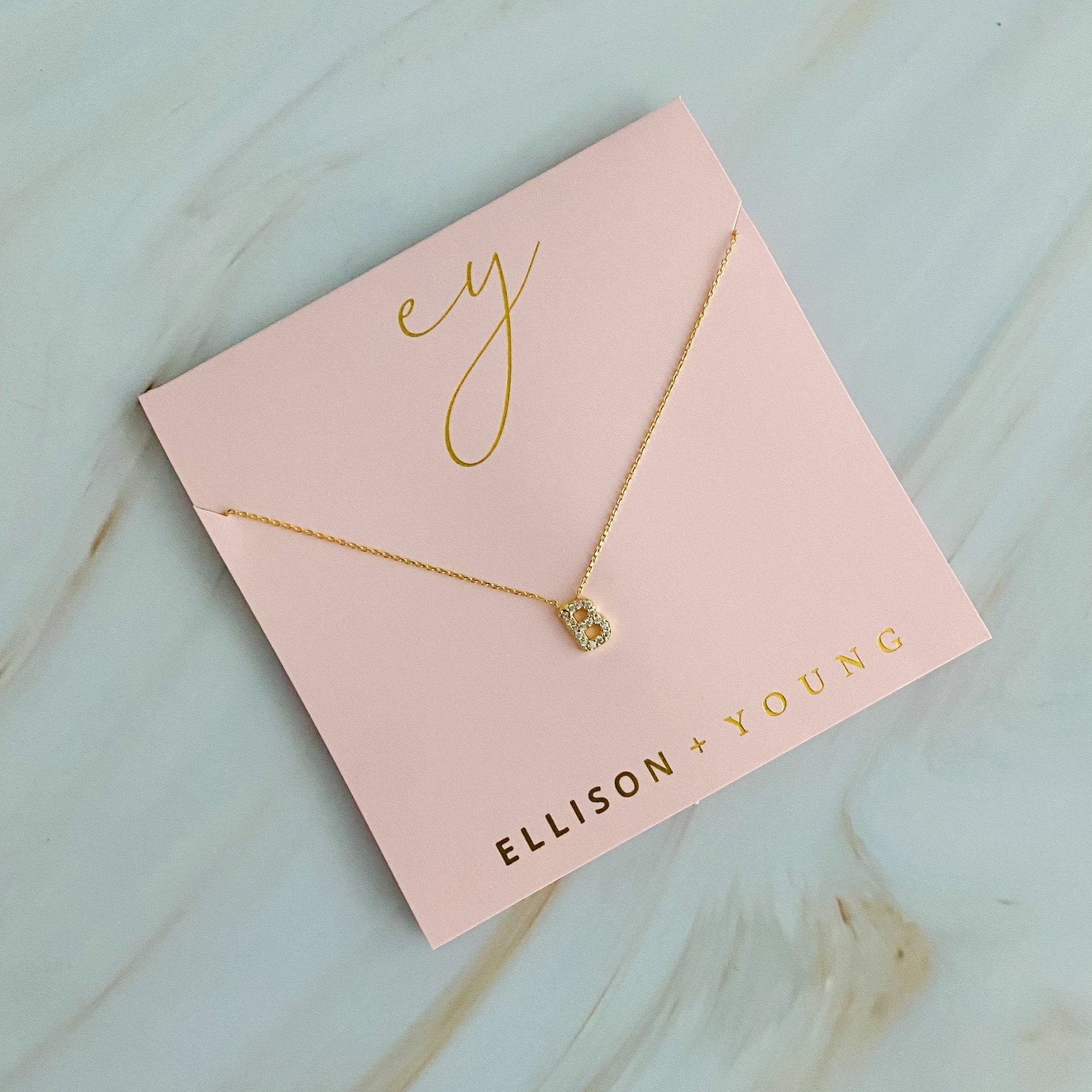 Initial Necklace - BlissfulBody.Boutique