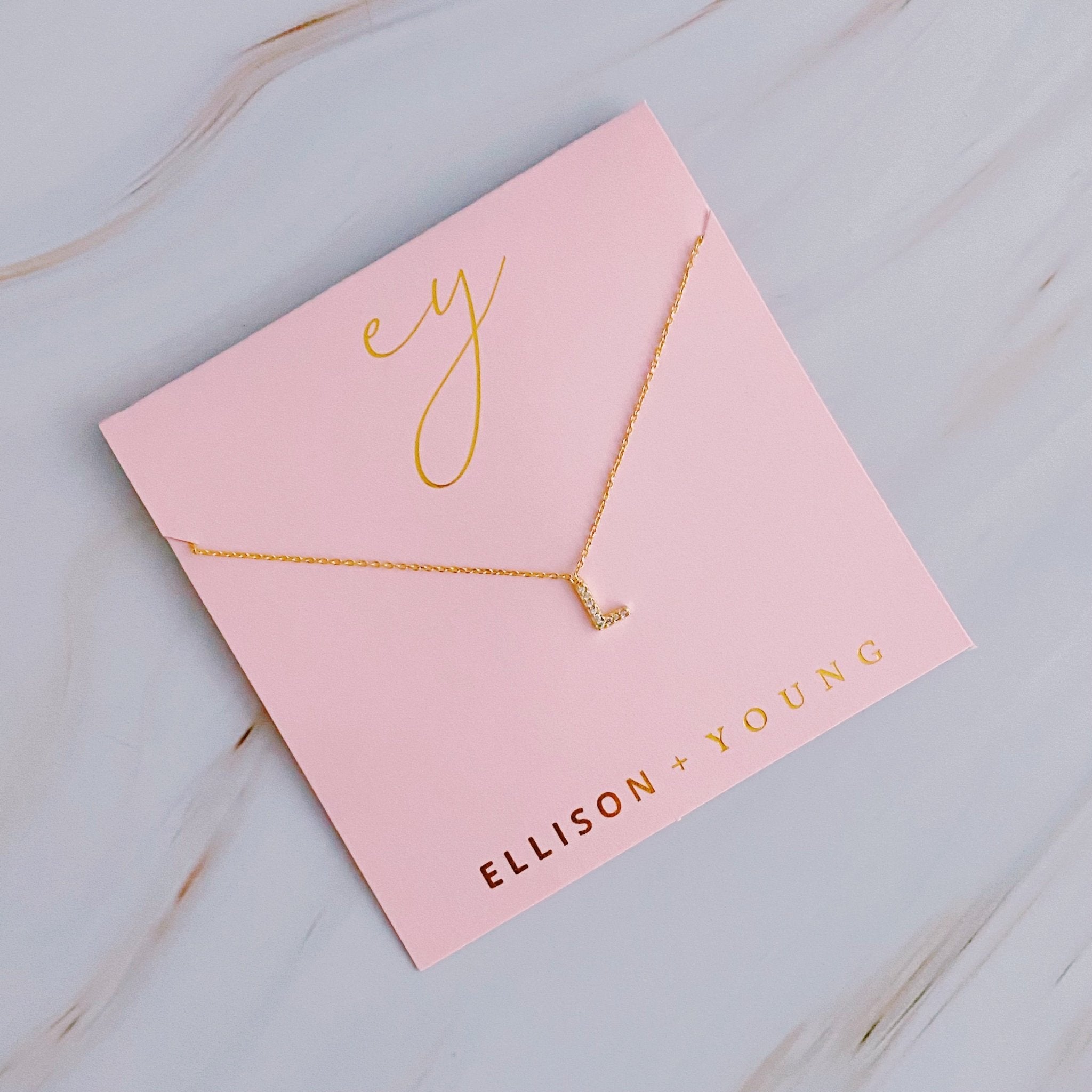 Initial Necklace - BlissfulBody.Boutique