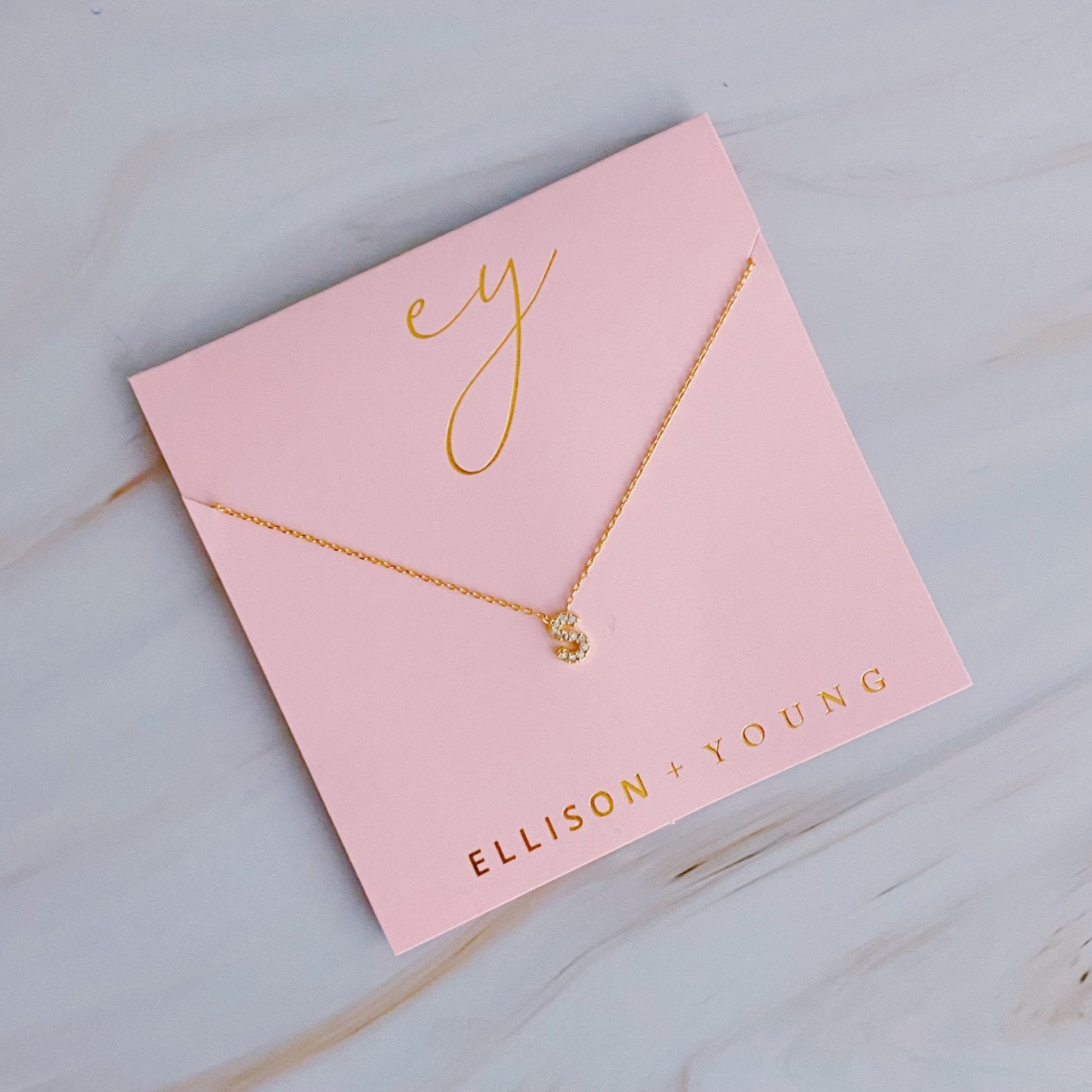 Initial Necklace - BlissfulBody.Boutique
