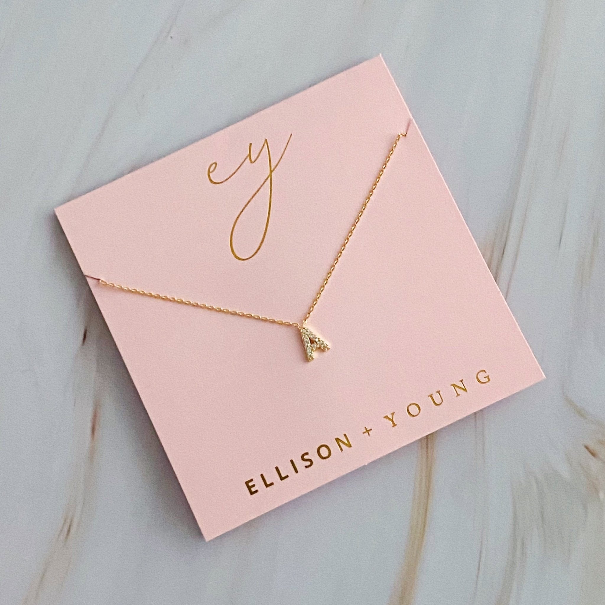 Initial Necklace - BlissfulBody.Boutique