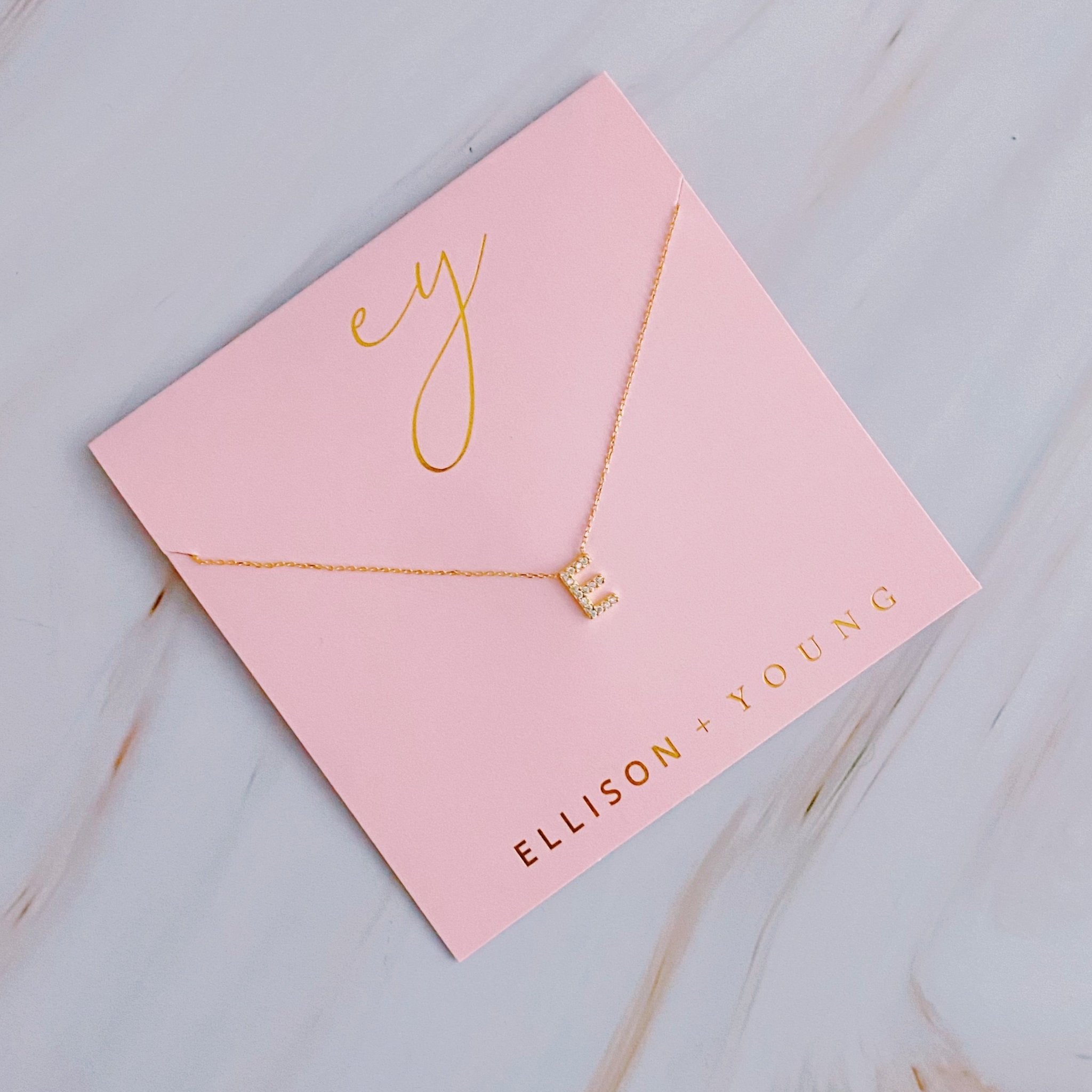 Initial Necklace - BlissfulBody.Boutique