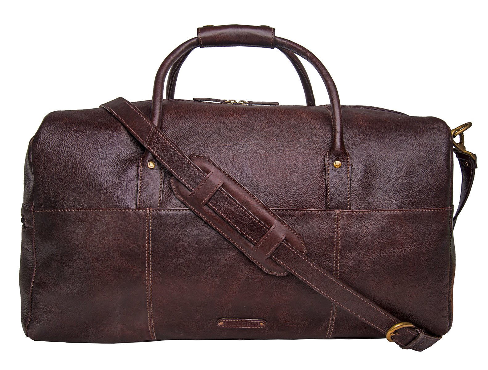 Leather Duffle Weekend Bag - BlissfulBody.Boutique