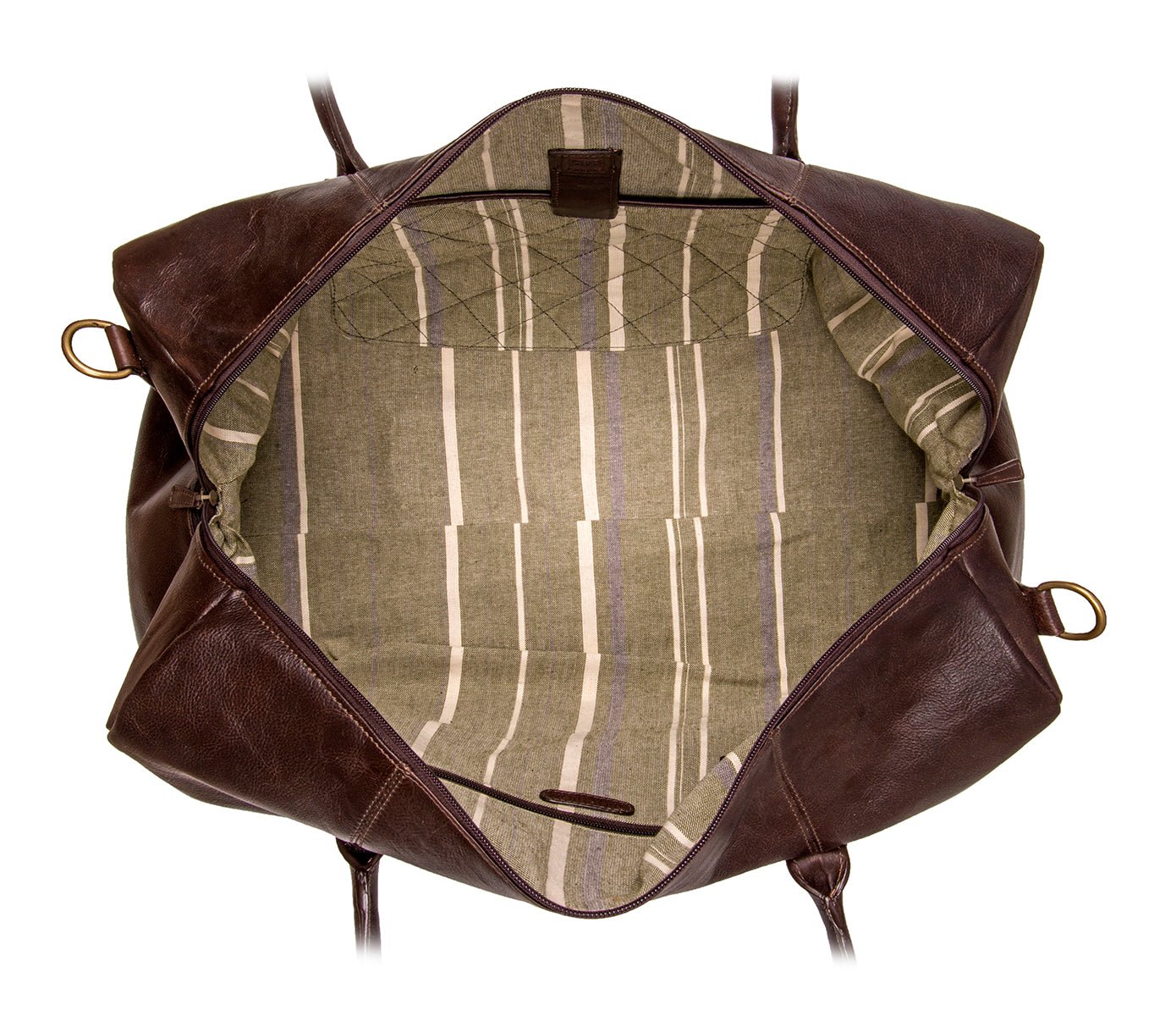 Leather Duffle Weekend Bag - BlissfulBody.Boutique