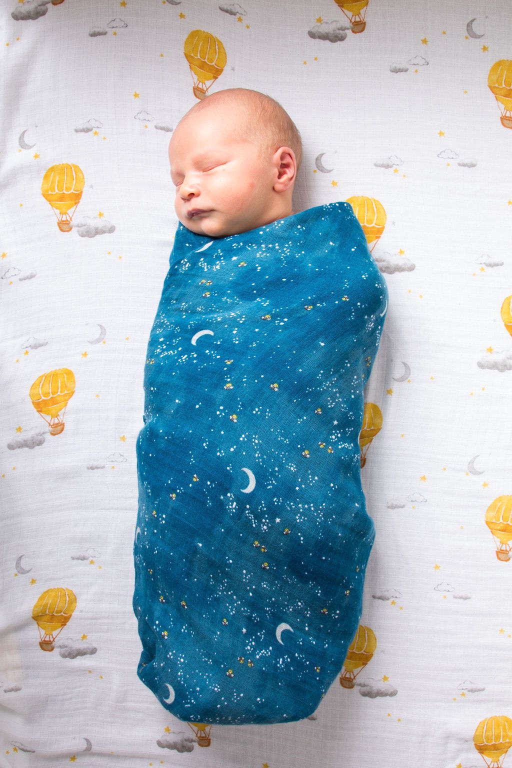 Fly Me to the Moon Organic Swaddle Set