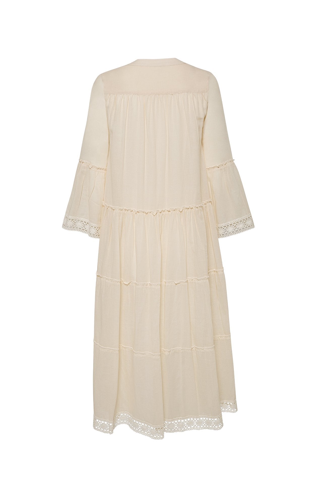 MIKA MAXI DRESS - NATURAL - BlissfulBody.Boutique
