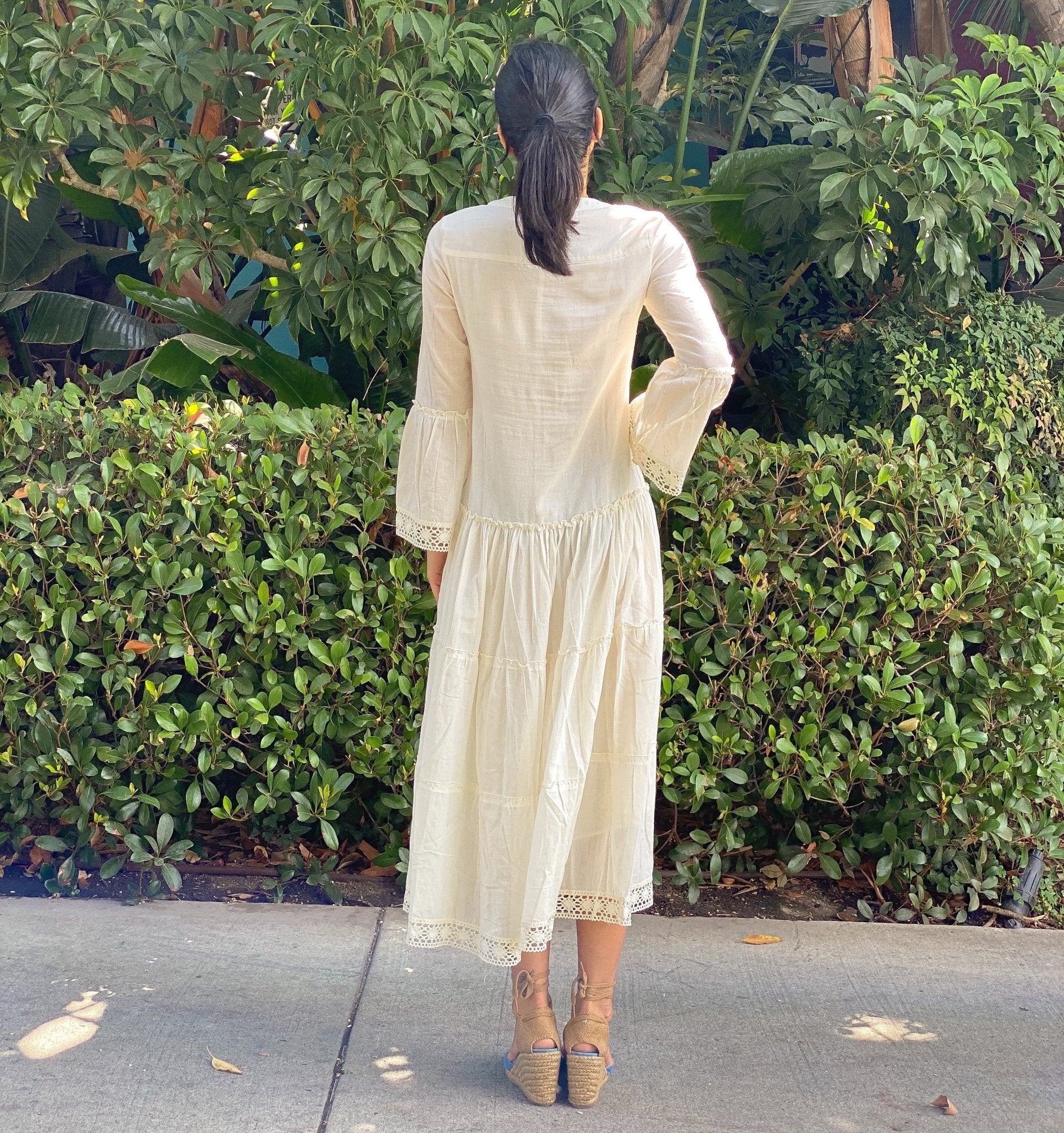 MIKA MAXI DRESS - NATURAL - BlissfulBody.Boutique