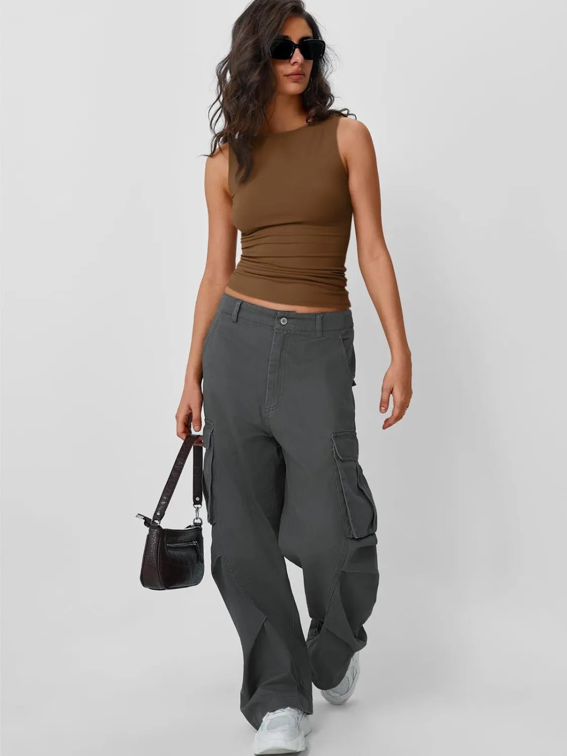 Solid Round Neck Tank - BlissfulBody.Boutique