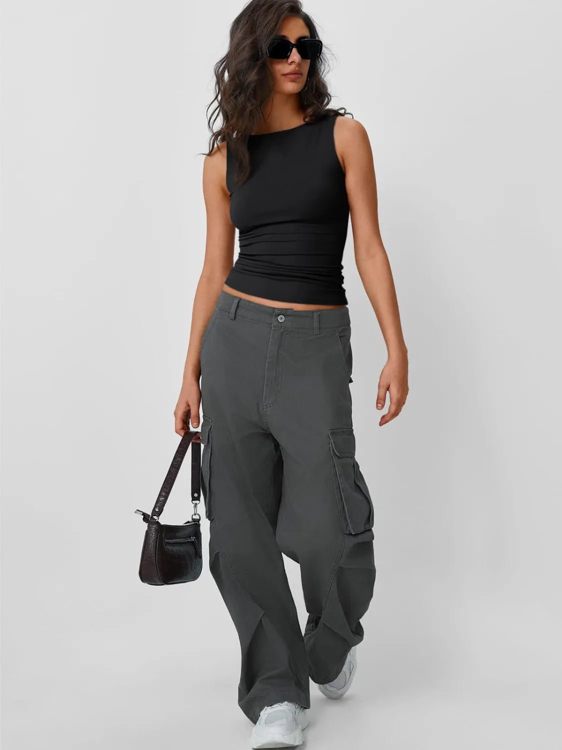 Solid Round Neck Tank - BlissfulBody.Boutique