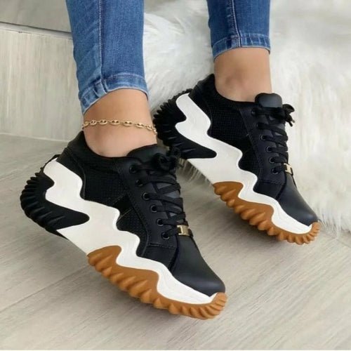 Summer Women's Sneakers Thick Bottom Canvas Casual Shoes - BlissfulBody.Boutique