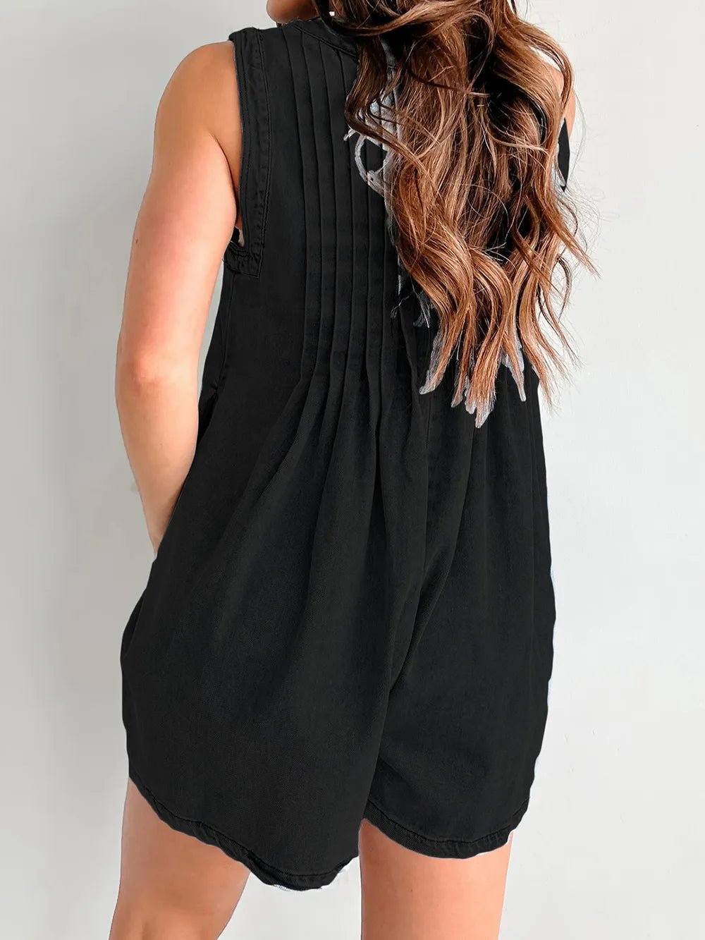 Tied Romper with Pockets - BlissfulBody.Boutique
