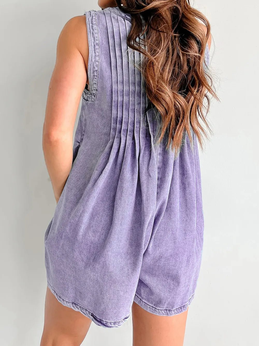 Tied Romper with Pockets - BlissfulBody.Boutique