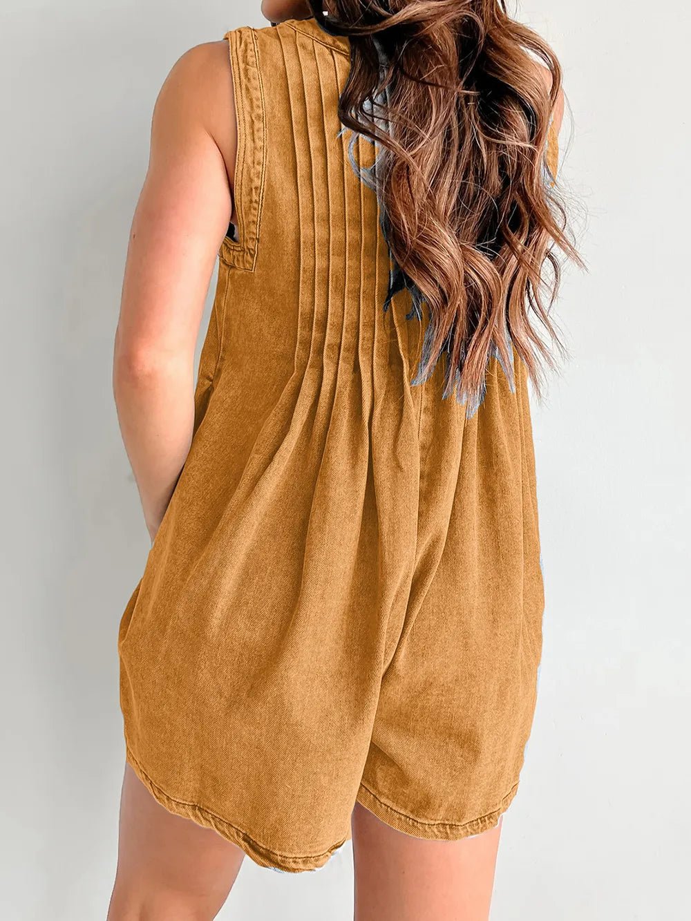 Tied Romper with Pockets - BlissfulBody.Boutique
