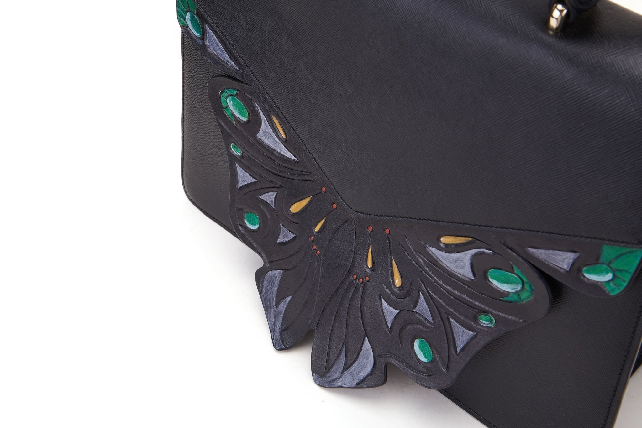 Wings Black Shoulder Bag - BlissfulBody.Boutique