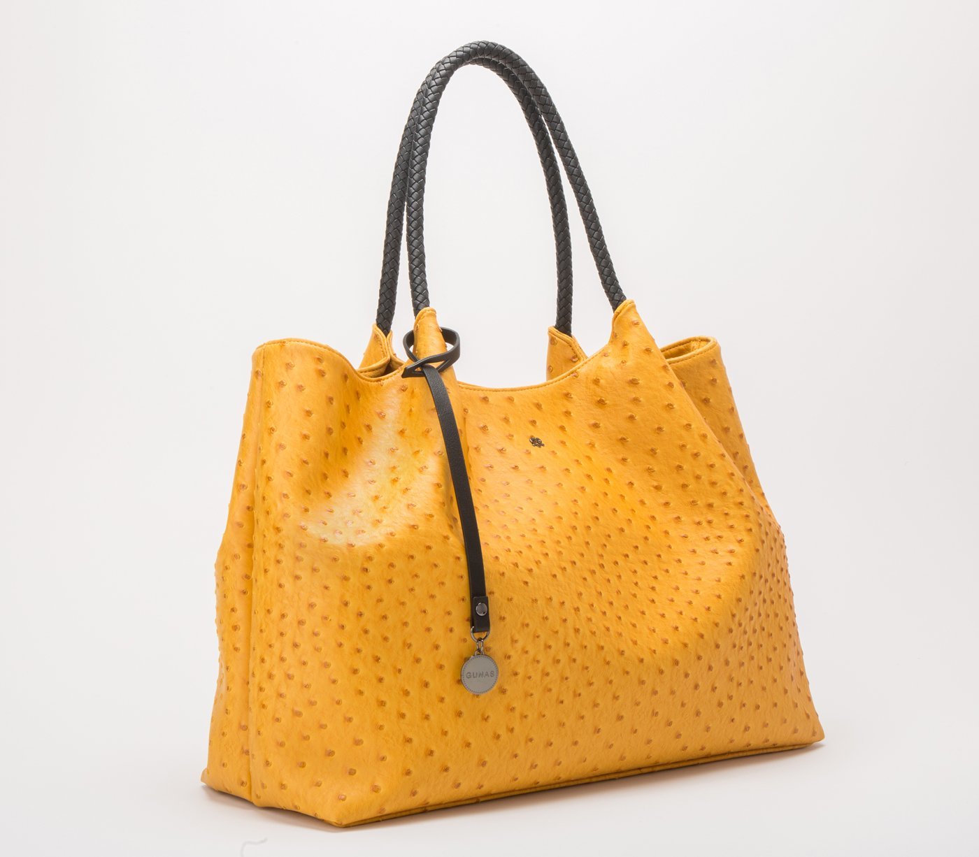 Yellow Vegan Leather Tote Bag - BlissfulBody.Boutique
