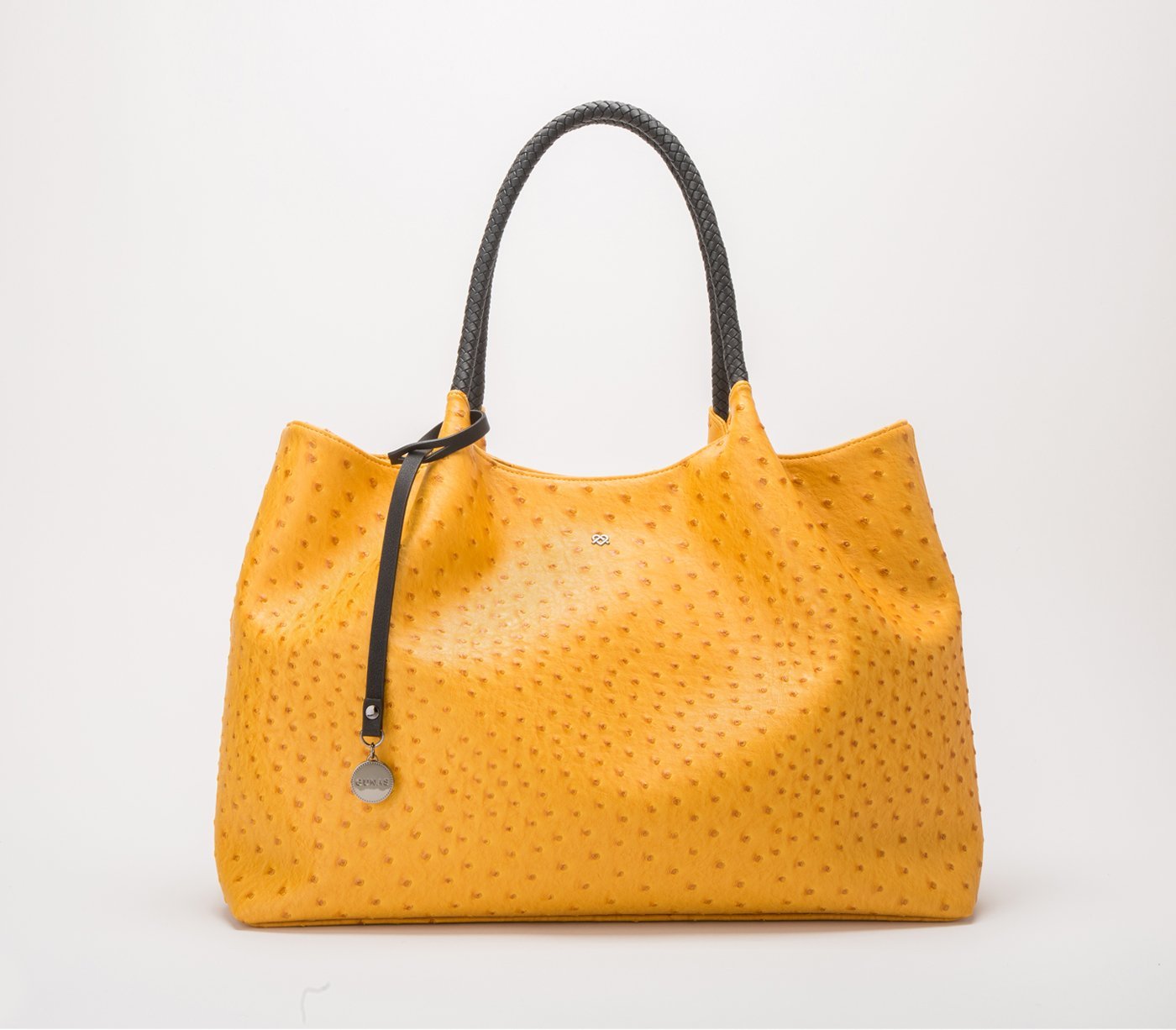 Yellow Vegan Leather Tote Bag - BlissfulBody.Boutique