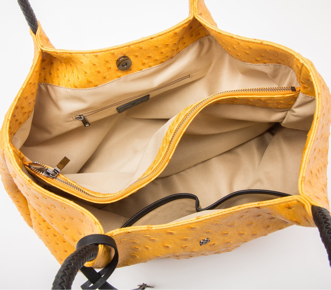 Yellow Vegan Leather Tote Bag - BlissfulBody.Boutique