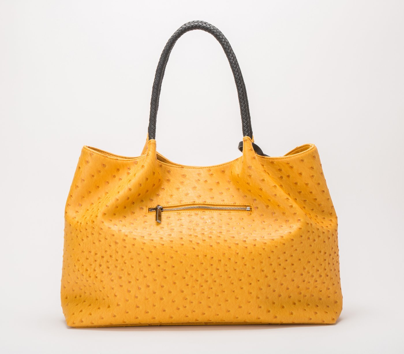 Yellow Vegan Leather Tote Bag - BlissfulBody.Boutique