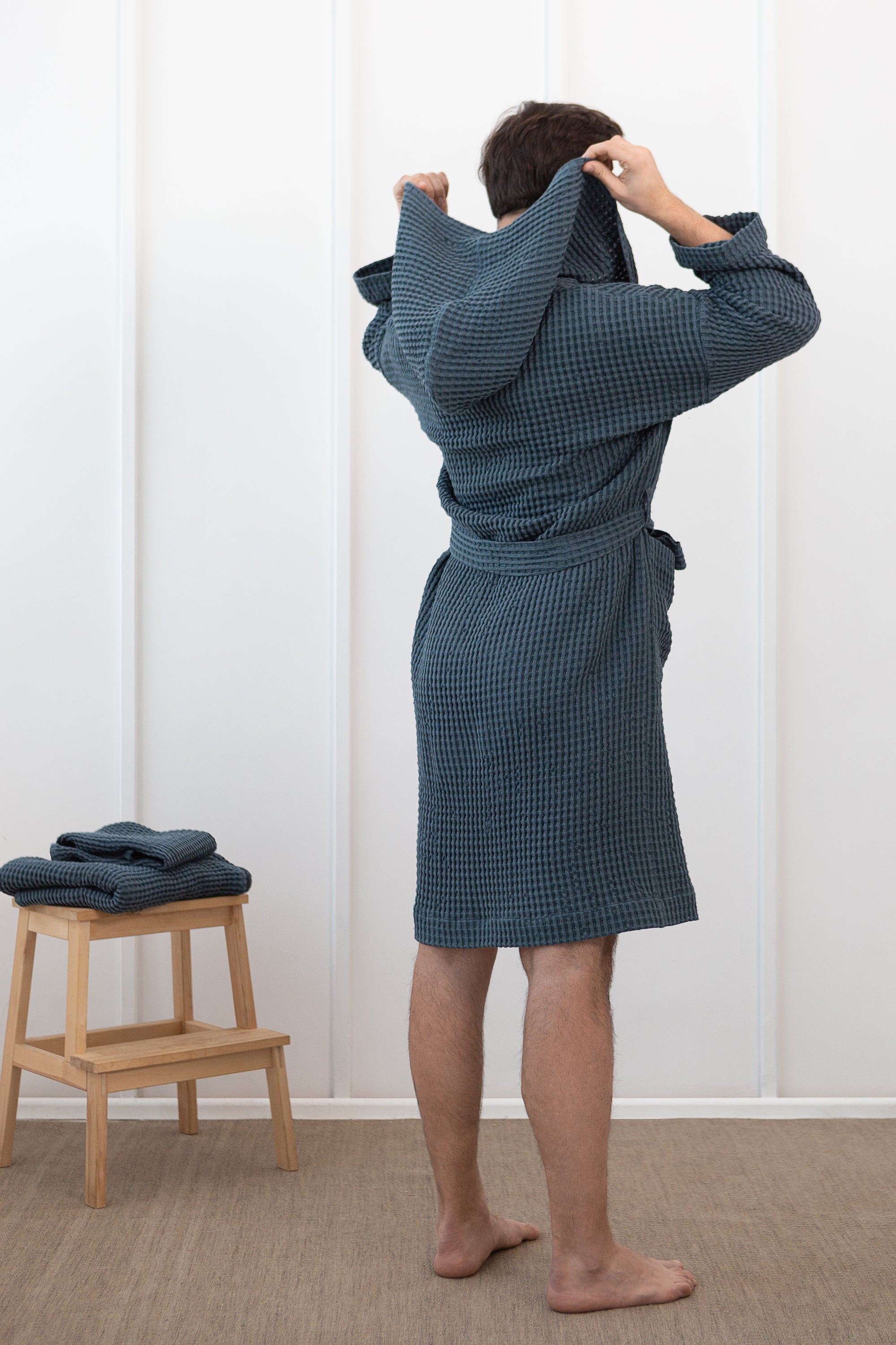 Waffle Linen Spa Set