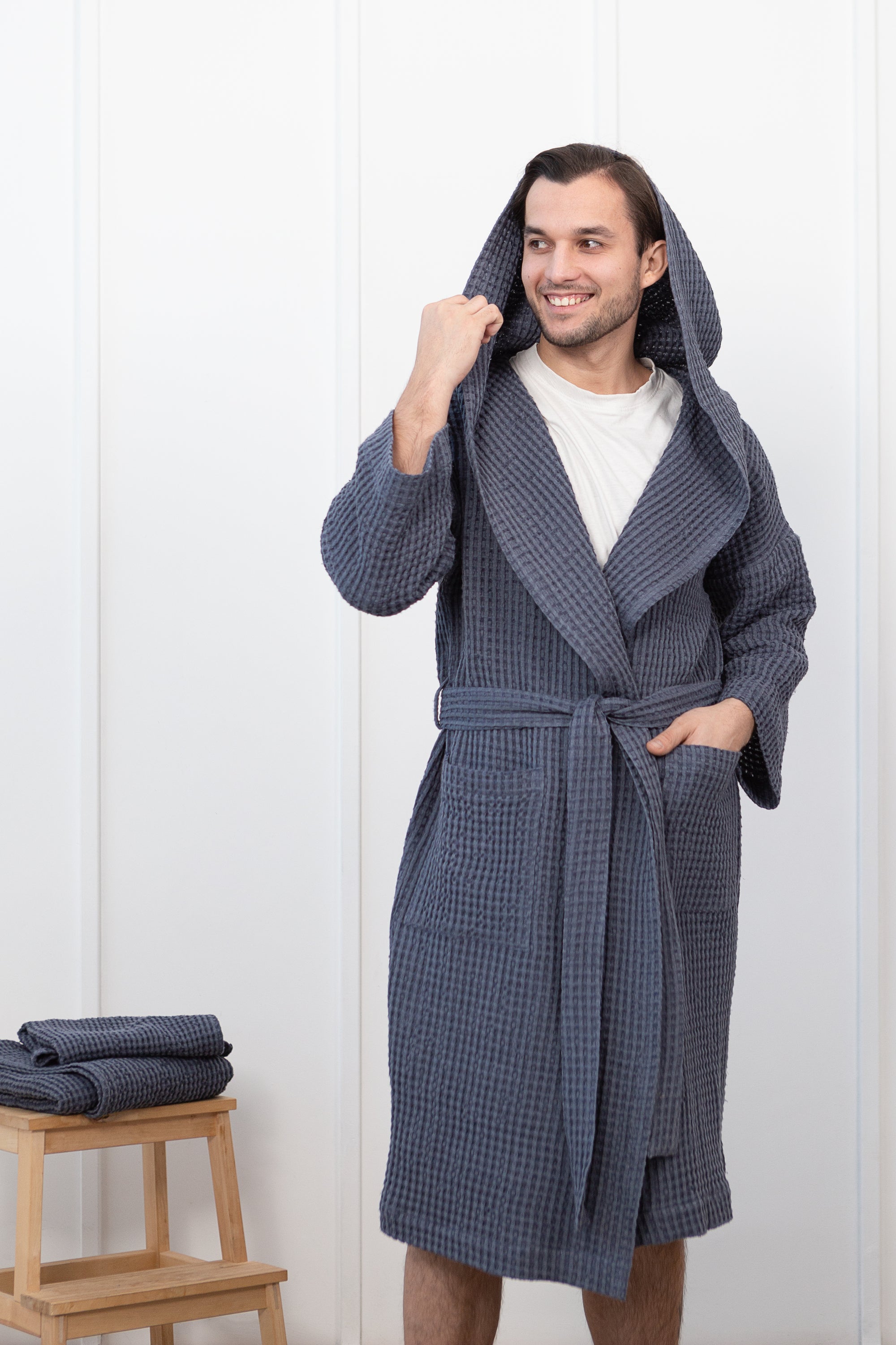 Waffle Linen Spa Set