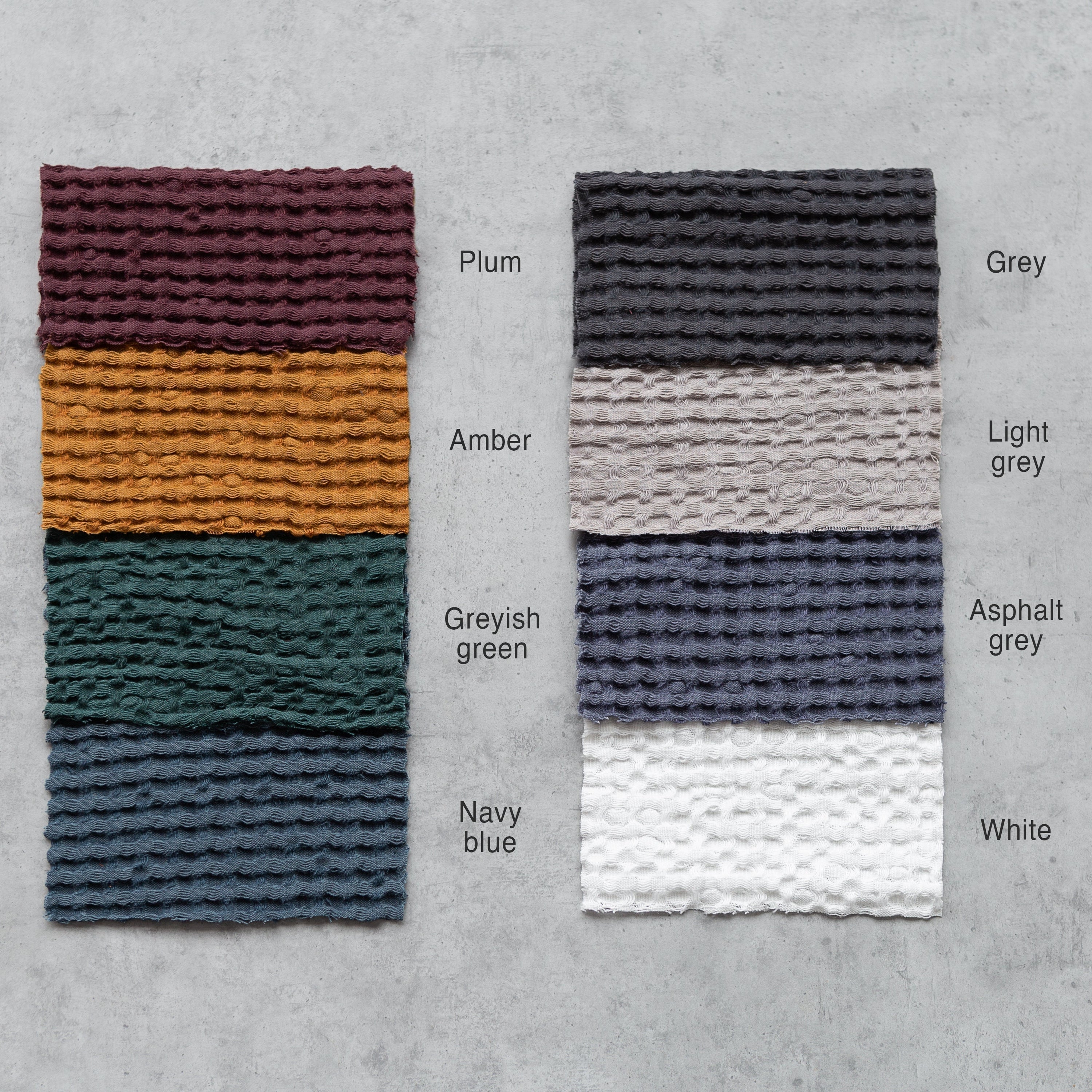 Waffle Linen Spa Set