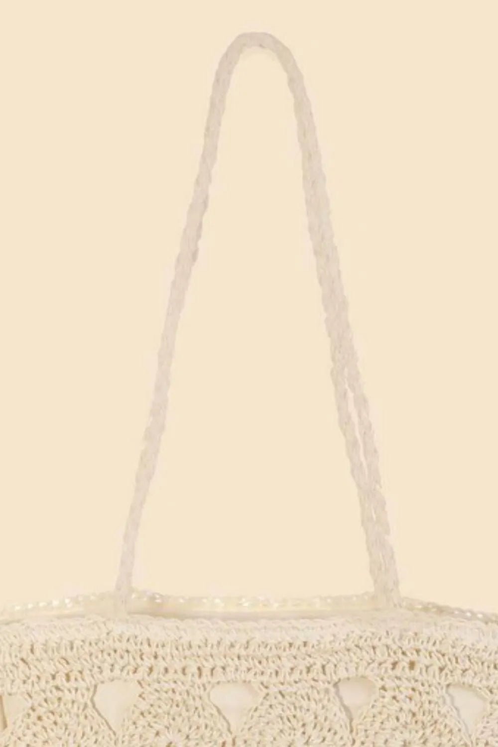 Fame Square Braided Pattern Tote Bag - BlissfulBody.Boutique