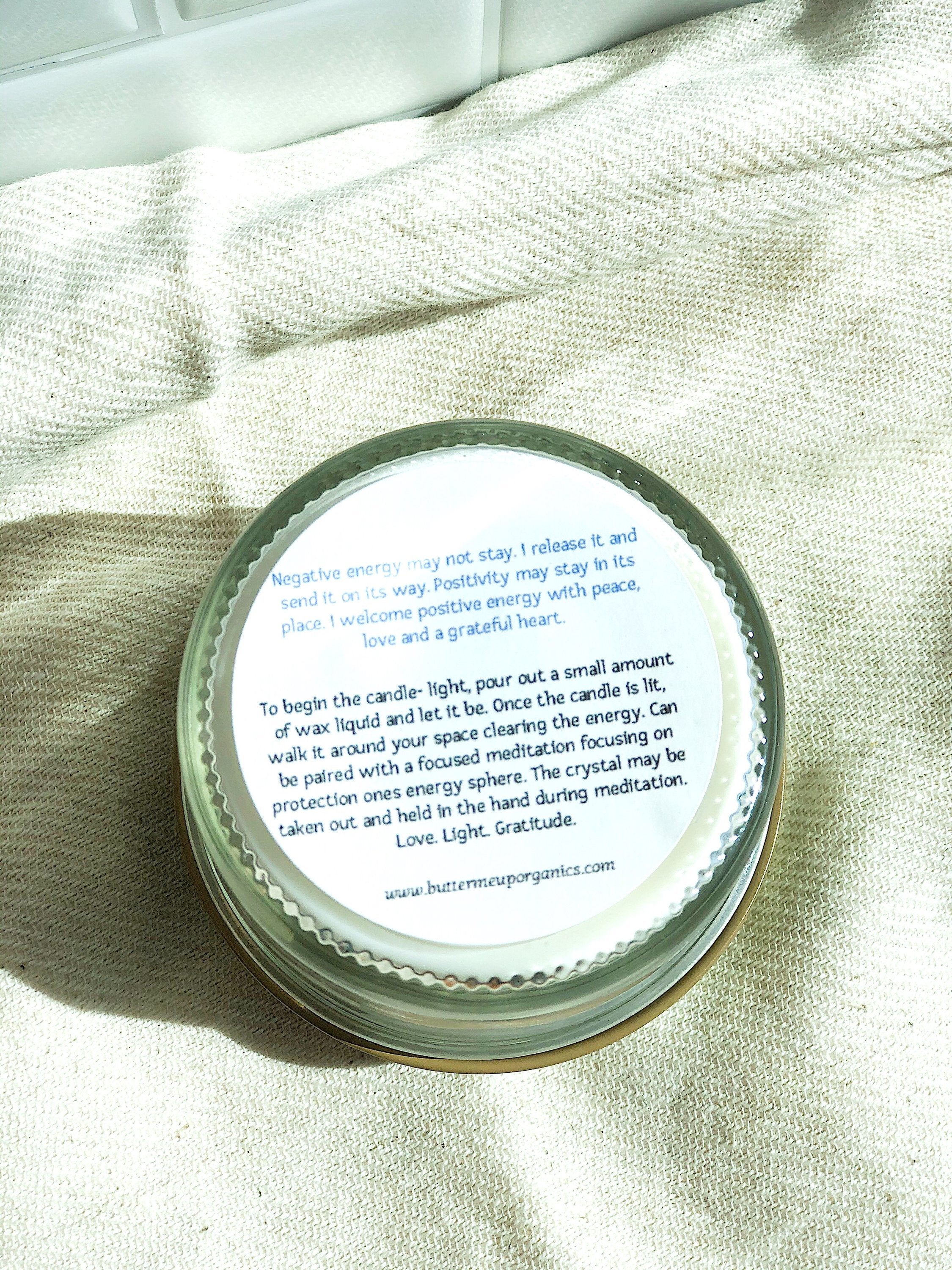 Intention Organic Soy Candle