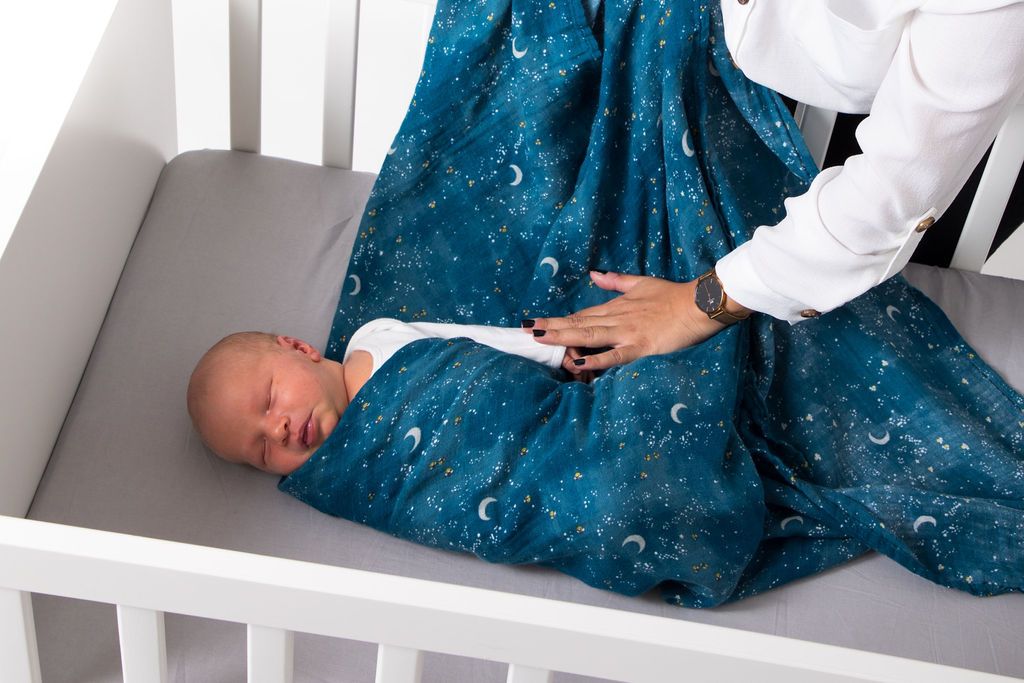 Fly Me to the Moon Organic Swaddle Set