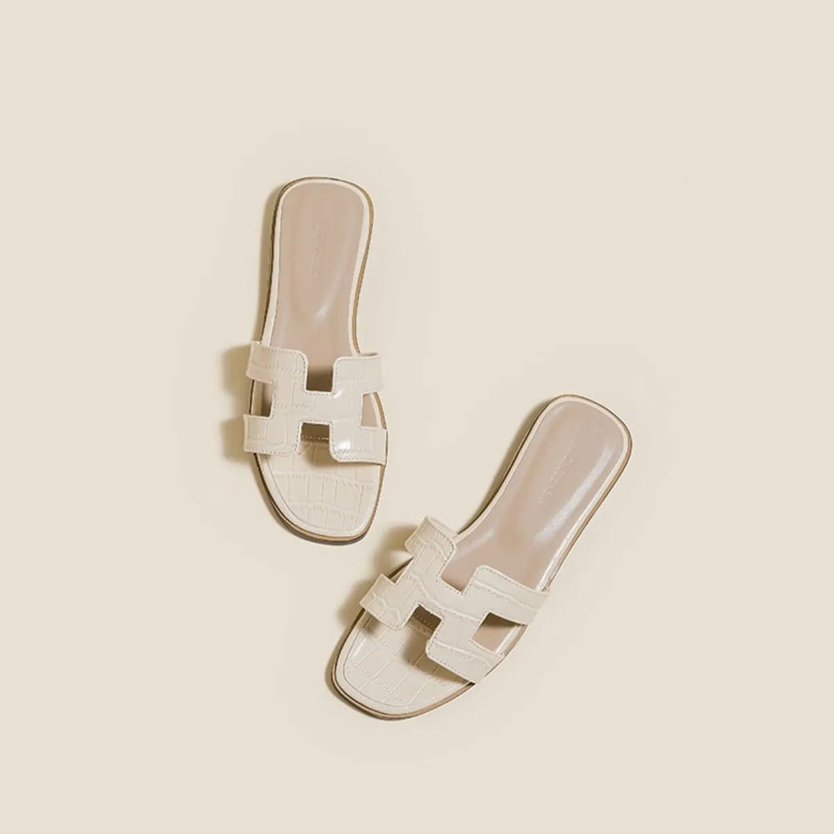 Open Toe Flats Sandals - BlissfulBody.Boutique