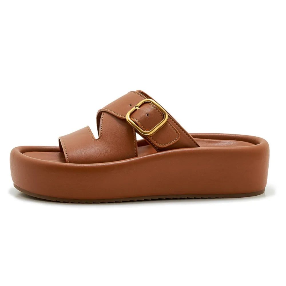 Open Toe Platform Sandals - BlissfulBody.Boutique