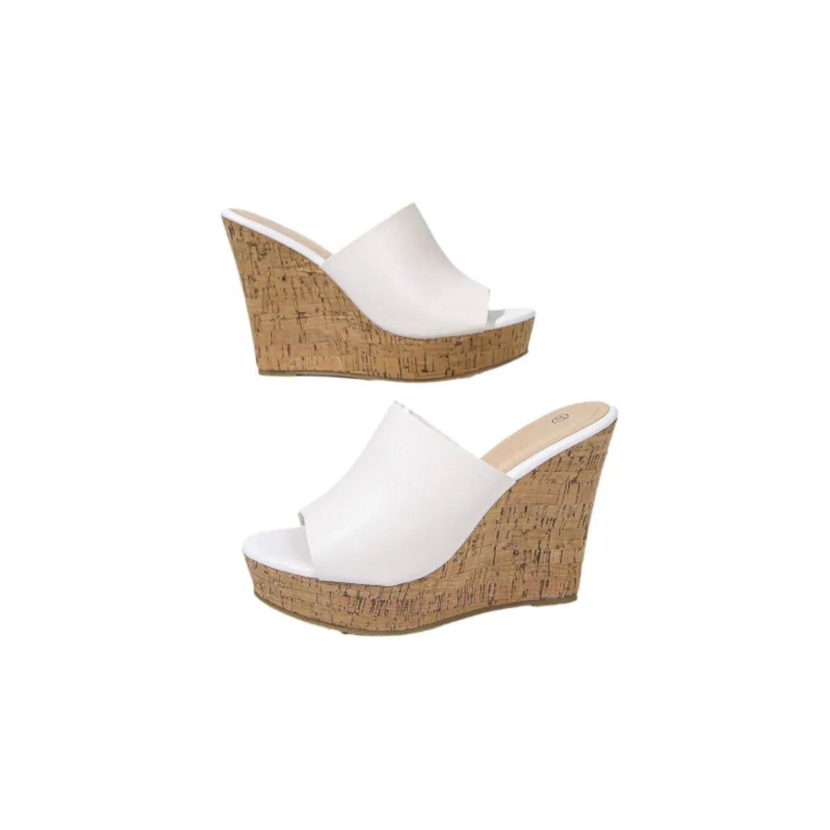 Peep Toe Wedge Sandals - BlissfulBody.Boutique