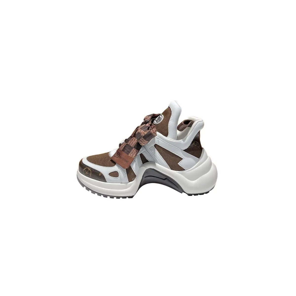 Round Toe Platform Sneakers - BlissfulBody.Boutique