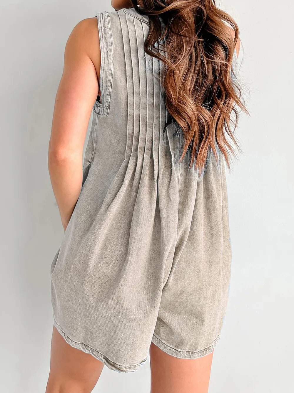 Tied Romper with Pockets - BlissfulBody.Boutique